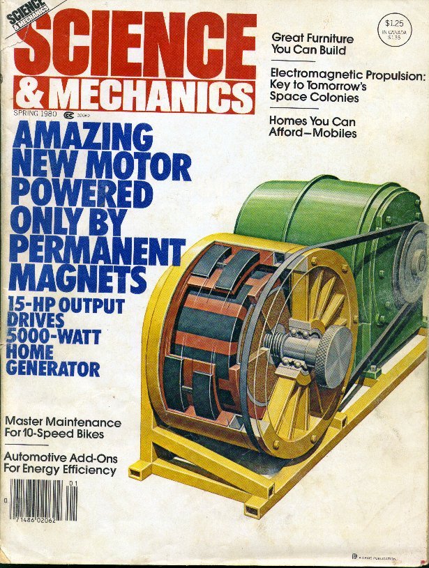 howard johnson"s permanent magnet motor