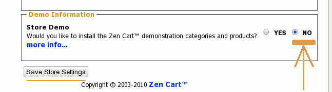 Delete the Zen-Cart Store Demo files, images, and Data